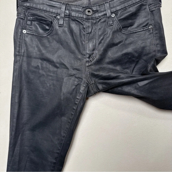 ADRIANO GOLDSCHMIED AG Womens 26 Legging Ankle Coated Jeans - Picture 8 of 15